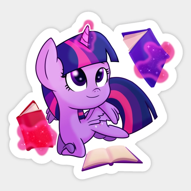 Chibi Twilight Sparkle Sticker by vcm1824